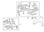 Diagram Fender. Structural components & rails. for your 2013 TOYOTA Prius C