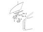 Diagram FRONT DOOR. GLASS & HARDWARE. for your 1995 TOYOTA TACOMA