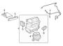 Diagram AIR CONDITIONER & HEATER. BLOWER MOTOR & FAN. for your 2010 TOYOTA 4RUNNER 2700CC 16-VALVE DOHC EFI, AUTOMATIC  4-SPEED