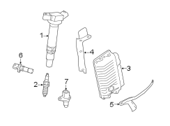 Diagram IGNITION SYSTEM. for your TOYOTA 4RUNNER