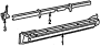 Image of Panel SUB - Assembly, Rock. Rocker Panel. image for your Toyota MR2  