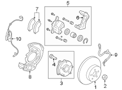 Image of Wheel Bearing and Hub Assembly (Front) image for your Toyota Highlander  