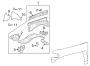 Diagram FENDER. INNER COMPONENTS. for your 2009 TOYOTA AVALON LIMITED