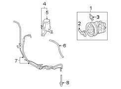 Diagram STEERING GEAR & LINKAGE. PUMP & HOSES. for your TOYOTA