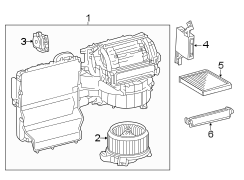 AIR CONDITIONER & HEATER. BLOWER MOTOR & FAN. Diagram