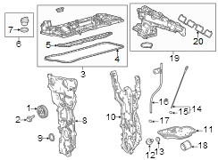 Image of Engine Valve Cover image for your 2003 Toyota Tacoma  Base Standard Cab Pickup Stepside 