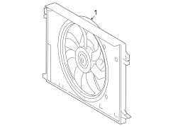 Diagram Cooling fan. for your 2022 TOYOTA COROLLA LE Sedan