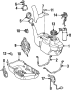 Image of Fuel Pump Mounting Bracket image for your 1995 Toyota Supra 3.0L 6 cylinder A/T Base Hatchback 