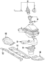 Diagram ENGINE / TRANSAXLE. AIR INLET. ENGINE PARTS. for your 2004 TOYOTA ECHO