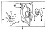 Image of A/C Condenser Fan Motor image for your Toyota Tacoma  