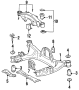 Diagram REAR SUSPENSION MOUNTING. for your TOYOTA CELICA