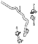 Diagram FRONT SUSPENSION. STABILIZER BAR & COMPONENTS. for your 2011 TOYOTA COROLLA Base Sedan 1.8L