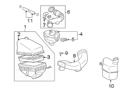 ENGINE / TRANSAXLE. AIR INTAKE. Diagram