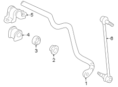 FRONT SUSPENSION. STABILIZER BAR & COMPONENTS. Diagram