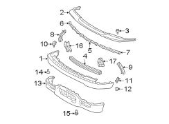 FRONT BUMPER. BUMPER & COMPONENTS. Diagram