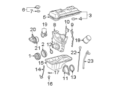 Diagram ENGINE PARTS. for your 2007 TOYOTA AVALON