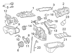 Diagram ENGINE PARTS. for your 1999 TOYOTA 4RUNNER