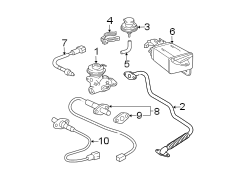 Diagram EMISSION SYSTEM. EMISSION COMPONENTS. for your TOYOTA 4RUNNER