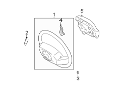 STEERING WHEEL & TRIM. Diagram
