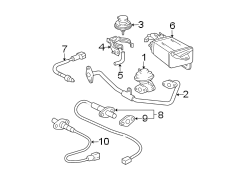 Diagram EMISSION SYSTEM. EMISSION COMPONENTS. for your TOYOTA 4RUNNER