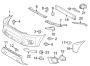 Diagram FRONT BUMPER. BUMPER & COMPONENTS. for your 2008 TOYOTA TUNDRA SR-5 4600CC 32-VALVE DOHC EFI, AUTOMATIC 6-SPEED