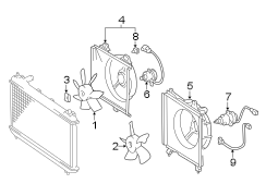 Diagram COOLING FAN. for your 2014 TOYOTA Prius Plug-In