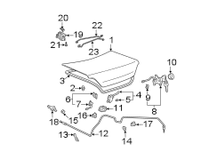 Diagram LID & COMPONENTS. for your TOYOTA