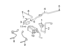 Diagram EMISSION SYSTEM. EMISSION COMPONENTS. for your 2005 TOYOTA CELICA