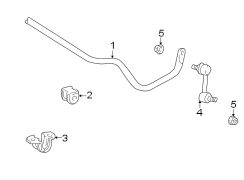 REAR SUSPENSION. STABILIZER BAR & COMPONENTS. Diagram