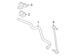 FRONT SUSPENSION. STABILIZER BAR & COMPONENTS. Diagram