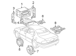 Diagram INSTRUMENT PANEL. SOUND SYSTEM. for your TOYOTA