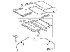 Diagram W/SUNROOF. for your 2009 TOYOTA CAMRY