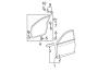 Diagram FRONT DOOR. DOOR & COMPONENTS. for your 1995 TOYOTA AVALON