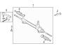 Diagram STEERING GEAR & LINKAGE. for your TOYOTA AVALON