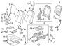 Diagram SEATS & TRACKS. PASSENGER SEAT COMPONENTS. for your TOYOTA FJ CRUISER