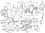 Diagram SEATS & TRACKS. PASSENGER SEAT COMPONENTS. for your TOYOTA AVALON