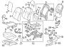 Diagram SEATS & TRACKS. DRIVER SEAT COMPONENTS. for your TOYOTA AVALON