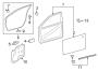 Diagram FRONT DOOR. DOOR & COMPONENTS. for your 2015 TOYOTA AVALON XLE Touring Sedan