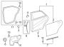 Diagram REAR DOOR. DOOR & COMPONENTS. for your 2015 TOYOTA AVALON Limited Sedan