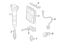 Diagram IGNITION SYSTEM. for your TOYOTA