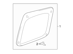 Diagram REAR DOOR. GLASS & HARDWARE. for your 2017 TOYOTA PRIUS