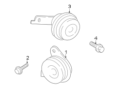 Diagram HORN. for your TOYOTA 4RUNNER