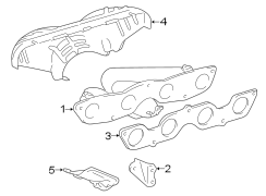 Diagram EXHAUST SYSTEM. MANIFOLD. for your 2006 Scion