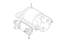 Diagram STARTER. for your 1997 TOYOTA PREVIA