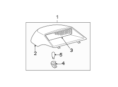 Image of Center High Mount Stop Light image for your 2003 Toyota Camry 3.0L V6 A/T SE SEDAN 