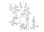 Diagram ENGINE / TRANSAXLE. ENGINE & TRANS MOUNTING. for your 2004 TOYOTA ECHO