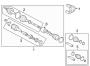 Diagram FRONT SUSPENSION. DRIVE AXLES. for your TOYOTA