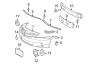 Diagram FRONT BUMPER & GRILLE. BUMPER & COMPONENTS. for your TOYOTA CAMRY