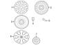 Diagram WHEELS. COVERS & TRIM. for your 2020 TOYOTA LAND CRUISER