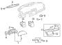 Diagram INSTRUMENT PANEL. CLUSTER & SWITCHES. for your 2011 TOYOTA